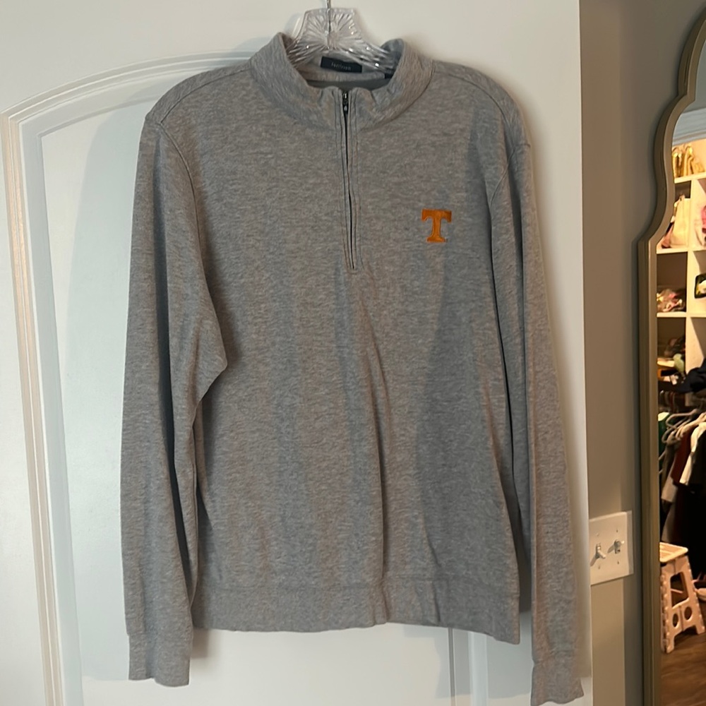 Turtleson grey q zip Tennessee T- medium